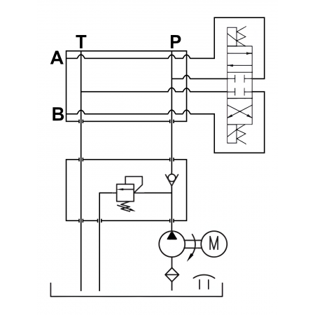 ZASILACZ AGREGAT HYDRAULICZNY 230V 2,2KW 2,6cm3 8L JEDNA SEKCJA